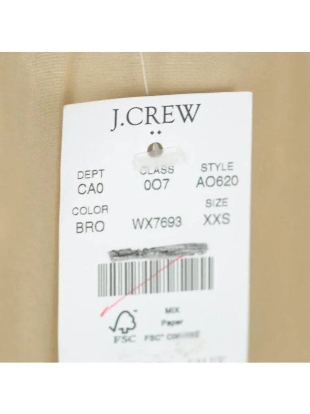 J.Crew Women's XXS Black Tan Animal Print Mock Neck Long Puff Sleeve Blouse NWT